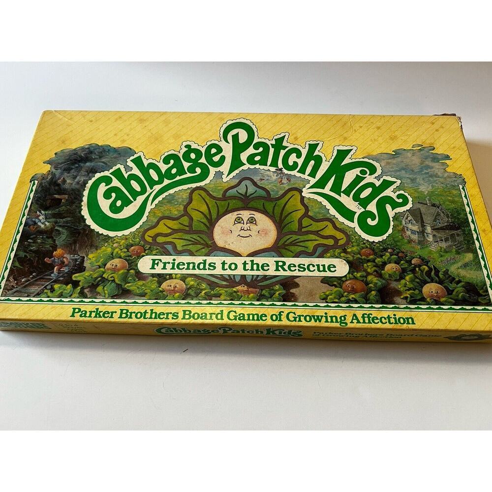 Cabbage Patch Kids Friends to the Rescue Board Game Vintage 1984 Educational Fun